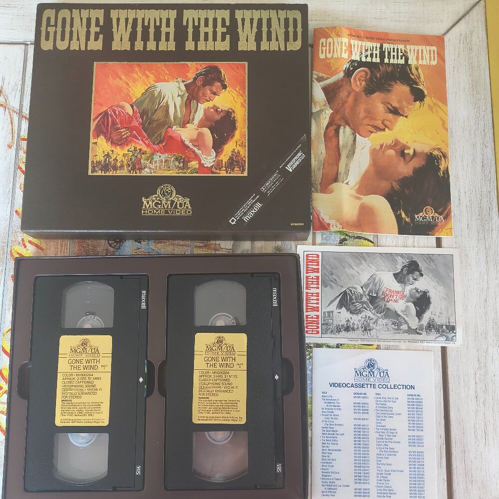 Gone with the Wind VHS box set complete